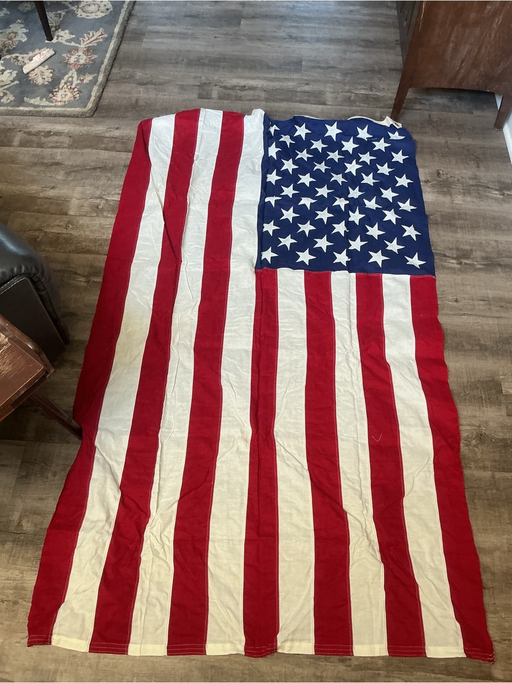 Valley Forge Flag Co. BEST 2x2 Ply 4x7' 100% Cotton 50 Star American Flag
